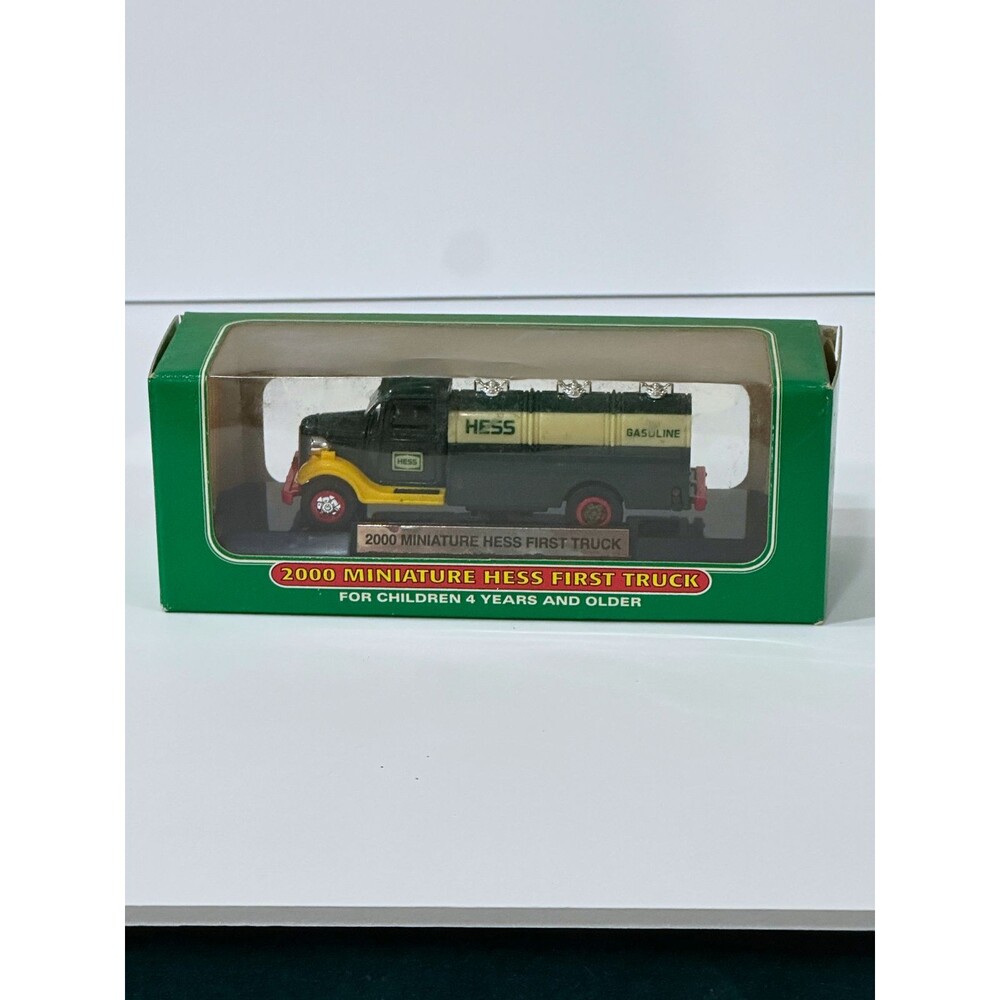 2000 Vintage Gas Oil Gasoline Hess Toy Truck Car Mini NIB Gas Tanker First Truck